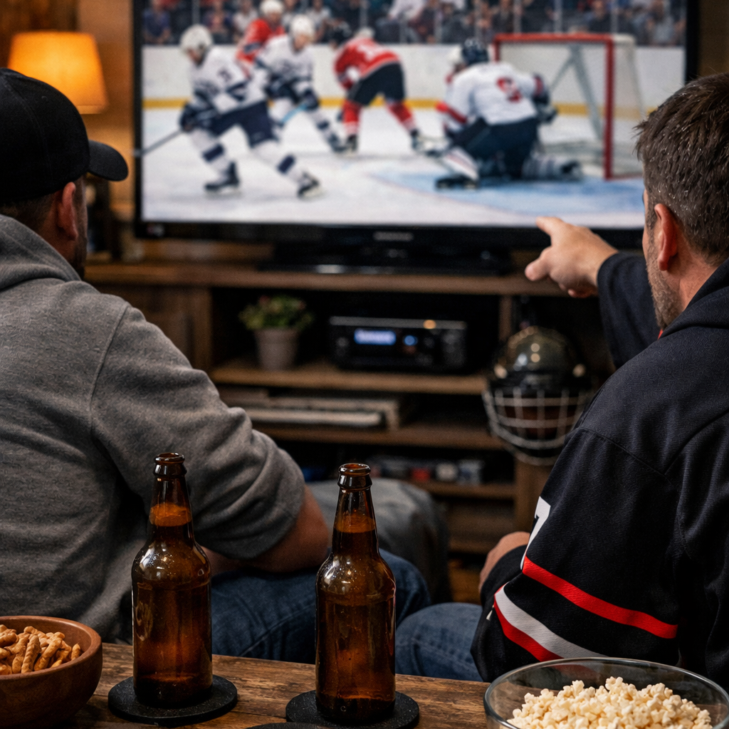 Kalte Tage, entspannte Abende & Eishockey
