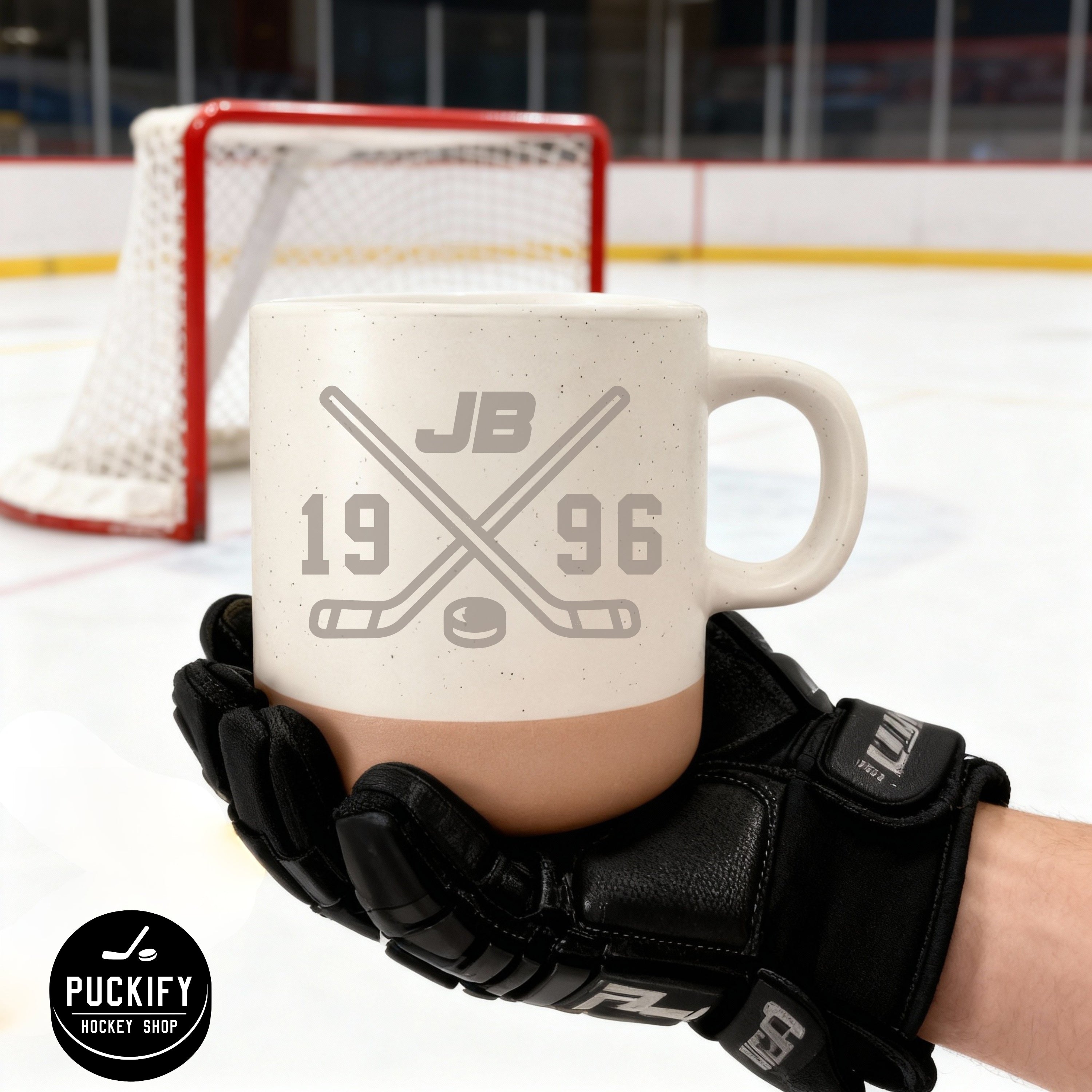 Cup hockey stick cross