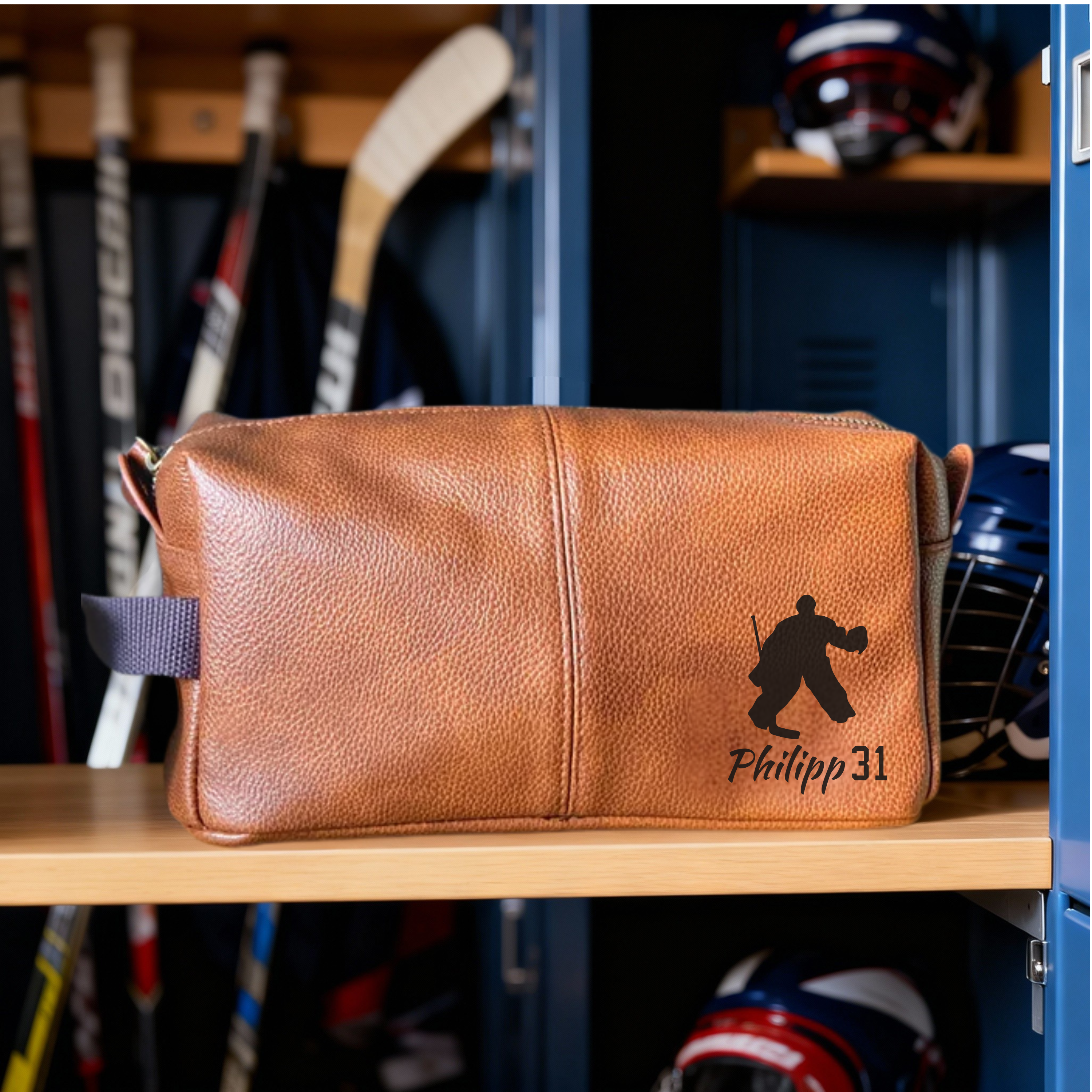 Goalie cosmetic bag