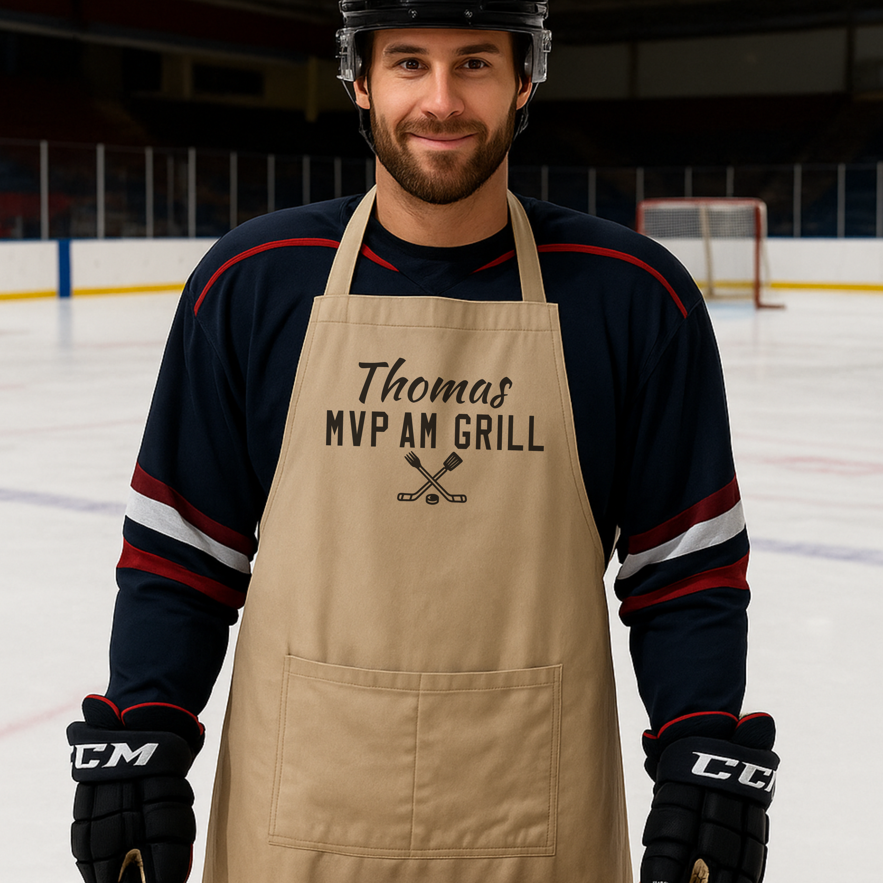 Apron Ice Hockey MVP at the Grill