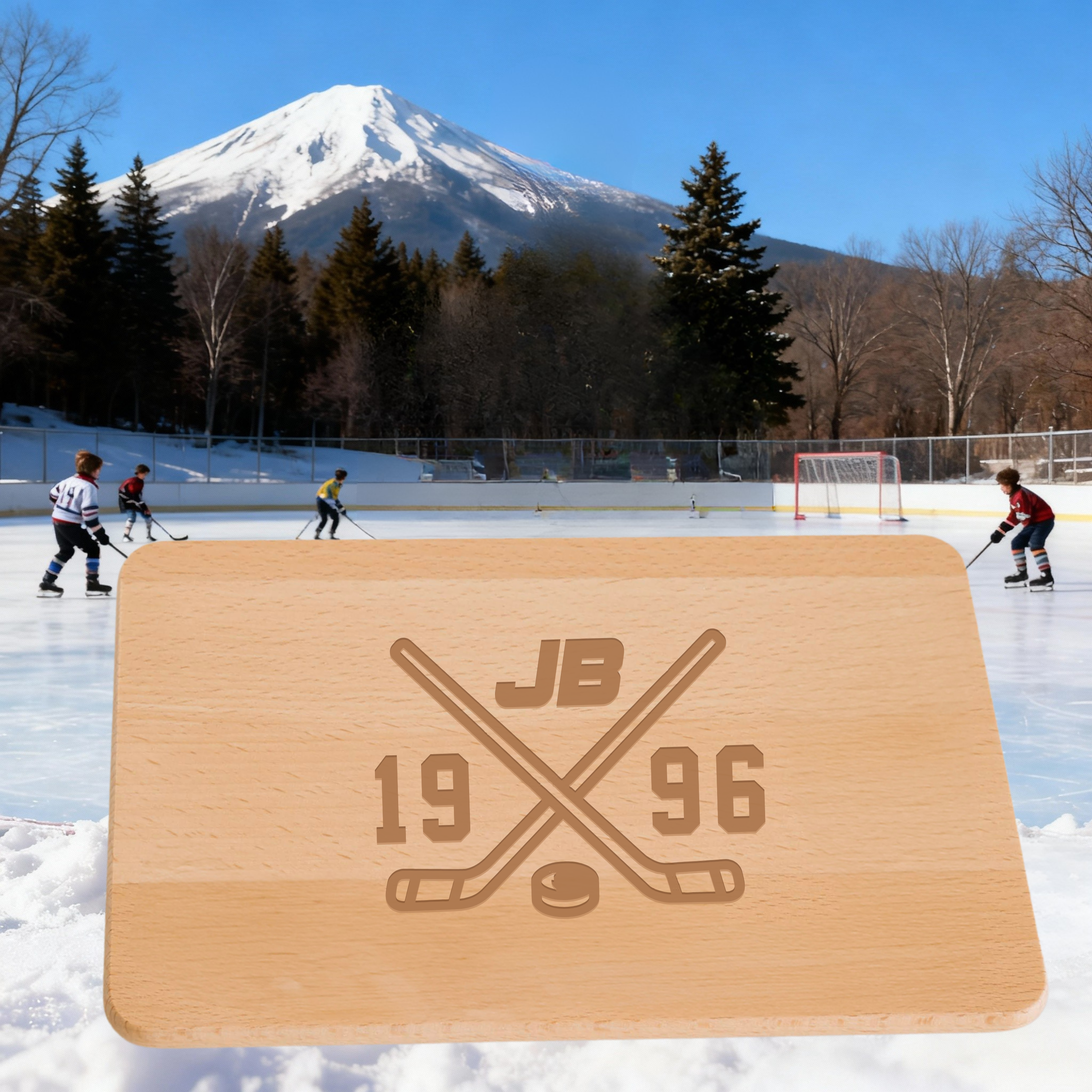 Brettchen Eishockeyschläger
