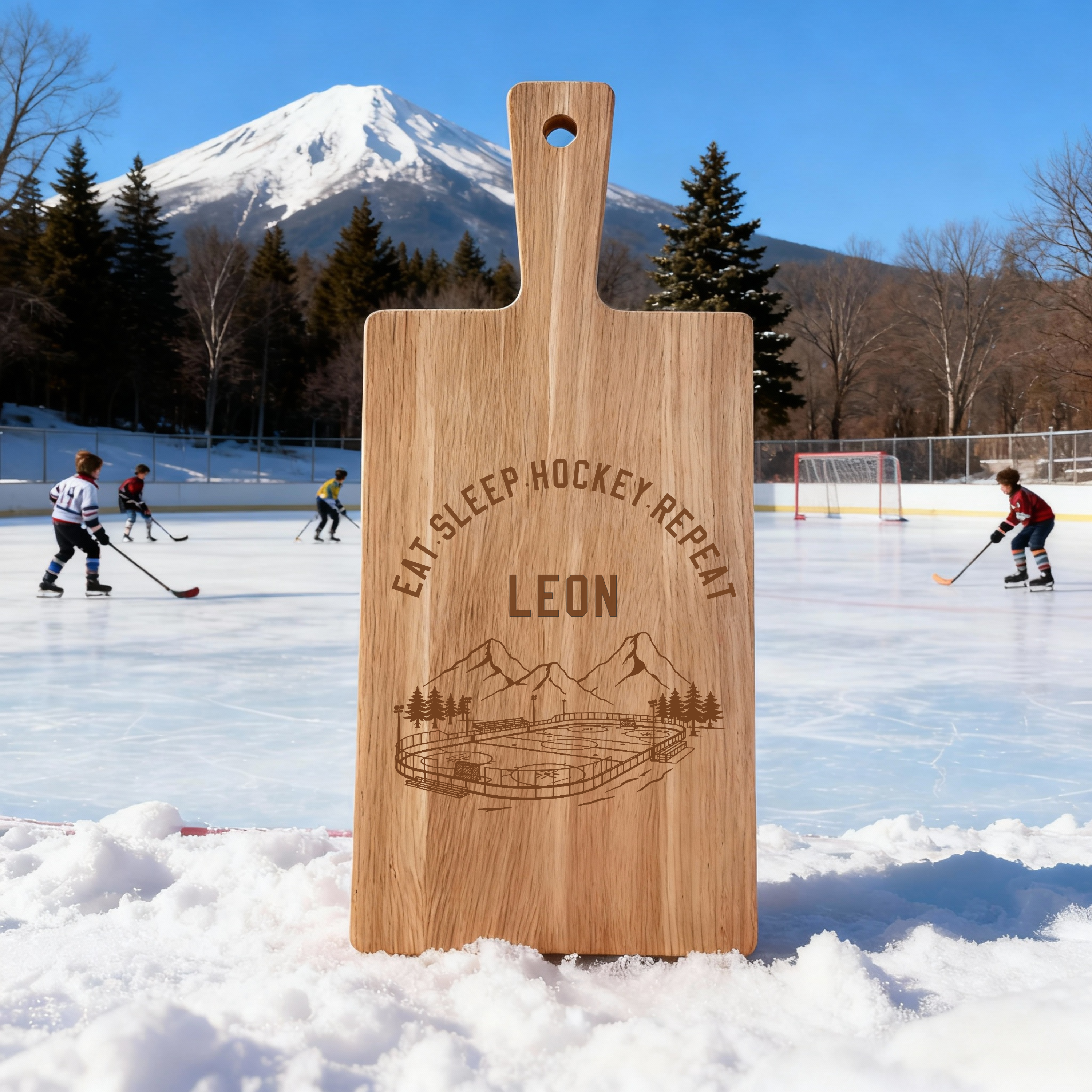 Eichenbrett Panorama Ice Rink