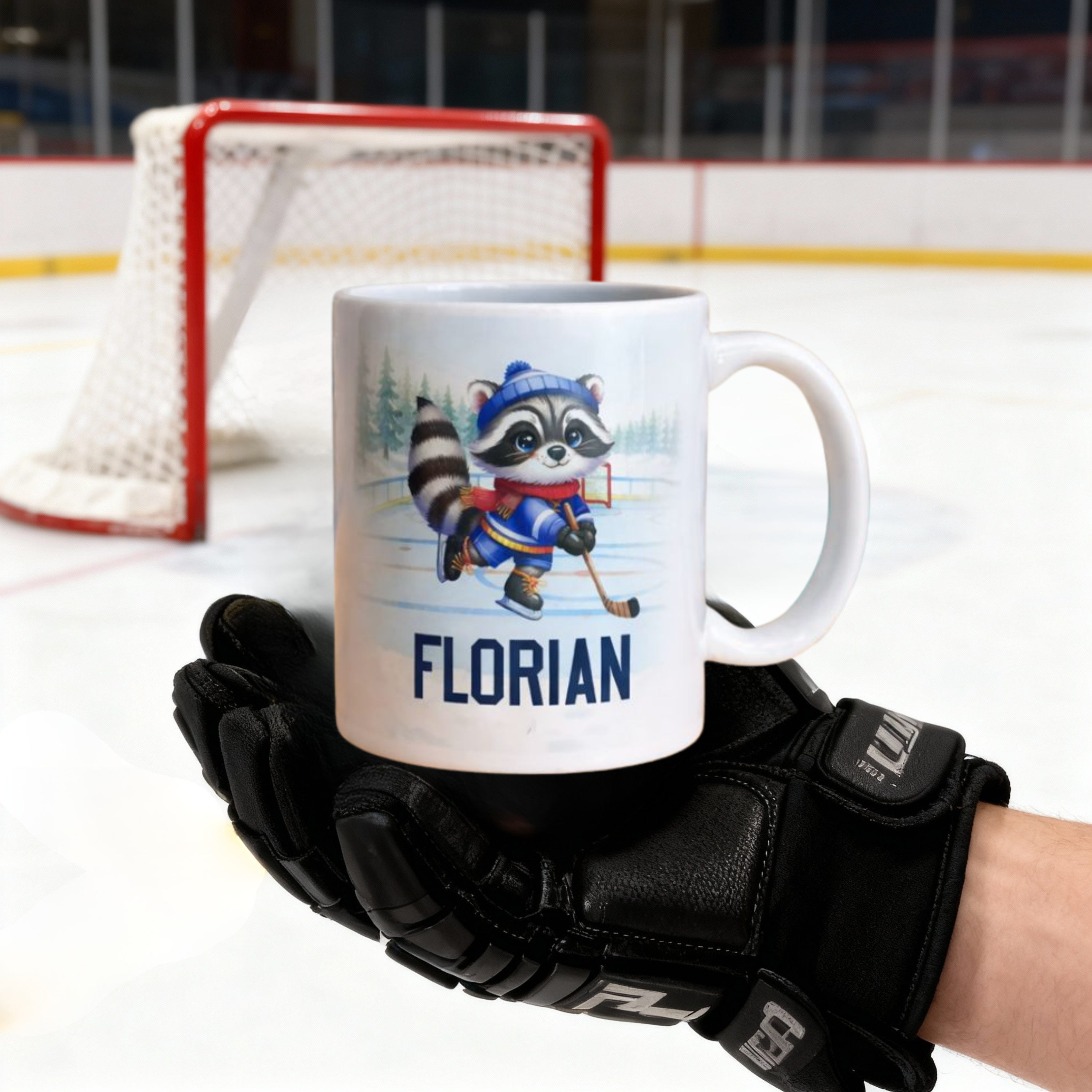 Kids' Ice Hockey Animal Mug