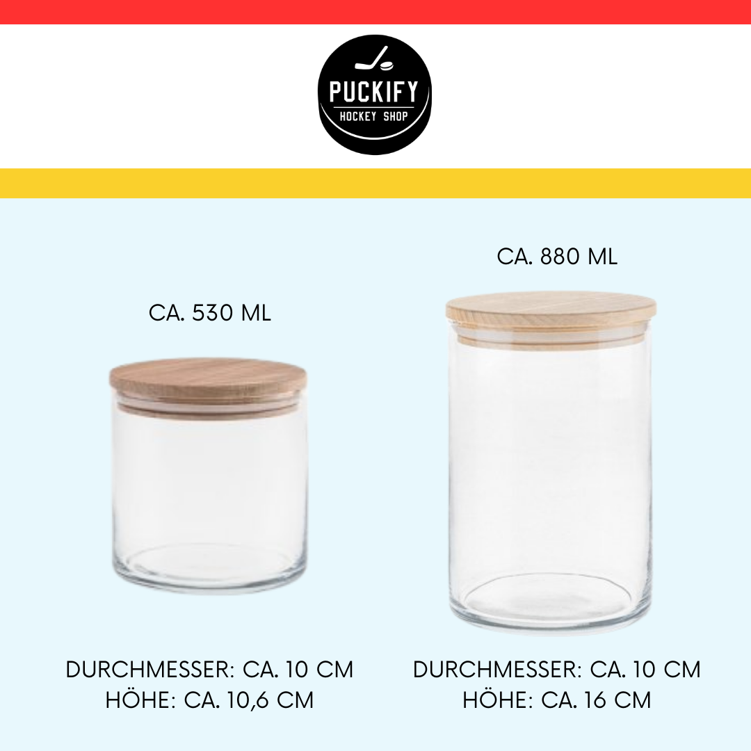 Storage jar Eat.Sleep.Hockey.Repeat.